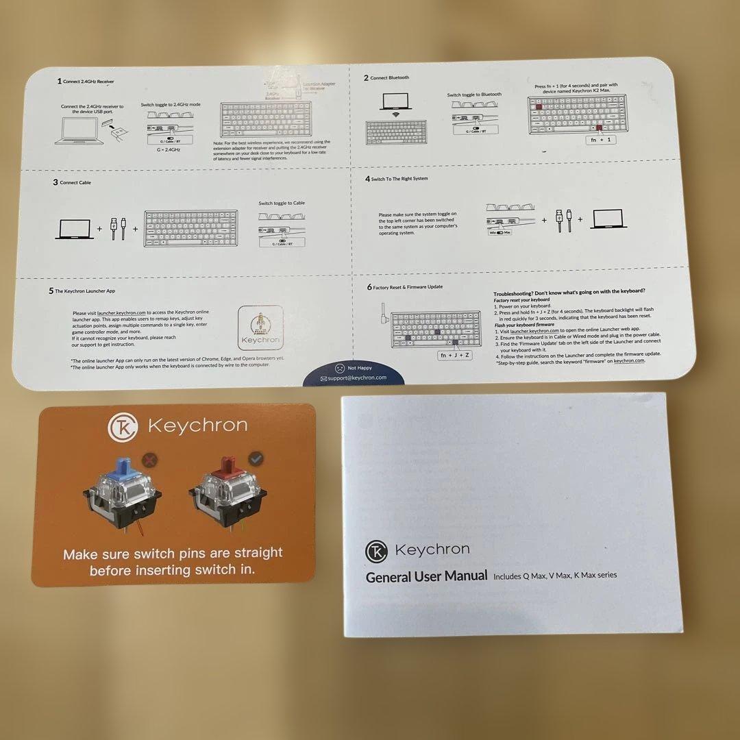 Keychron K2 Max 日本語配列 静音赤軸