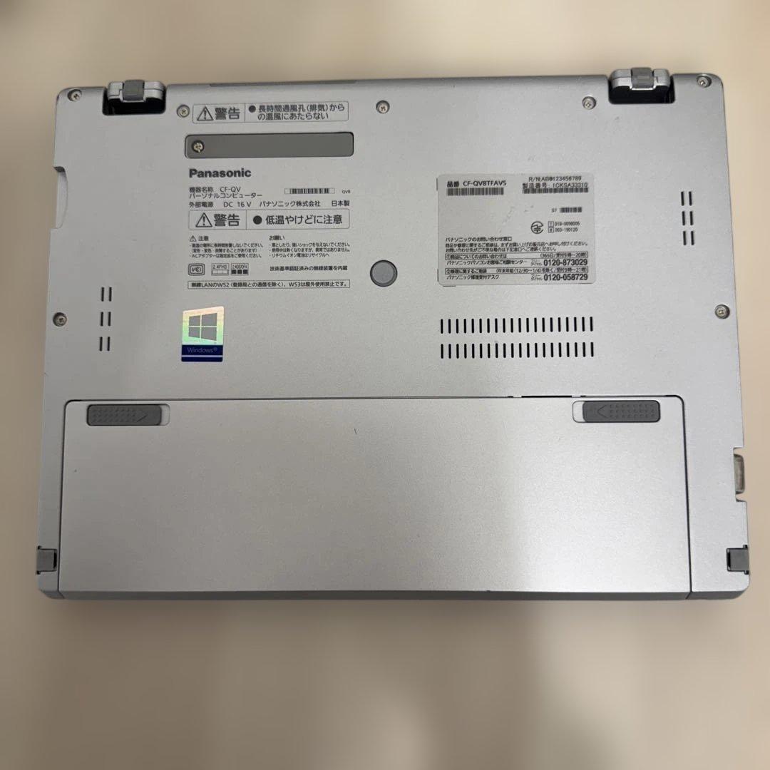 Let’s note CF-QV8 バッテリー残存率約98％ 充放電70回
