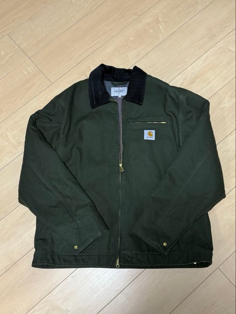 Carhartt wip デトロイトジャケット　オリーブ　モスグリーン　XL