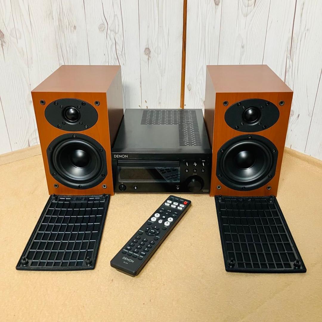 【美品】DENON CDレシーバー RCD-M41-K SC-M41 ブラック