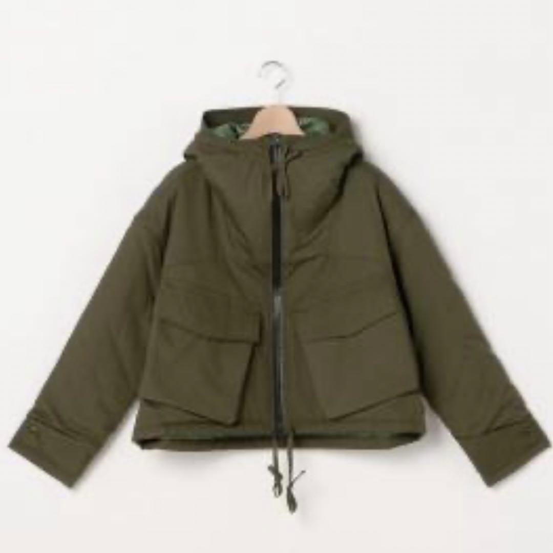 【値下げ】MONITALY ミリタリー クロップドジャケット 38 カーキ