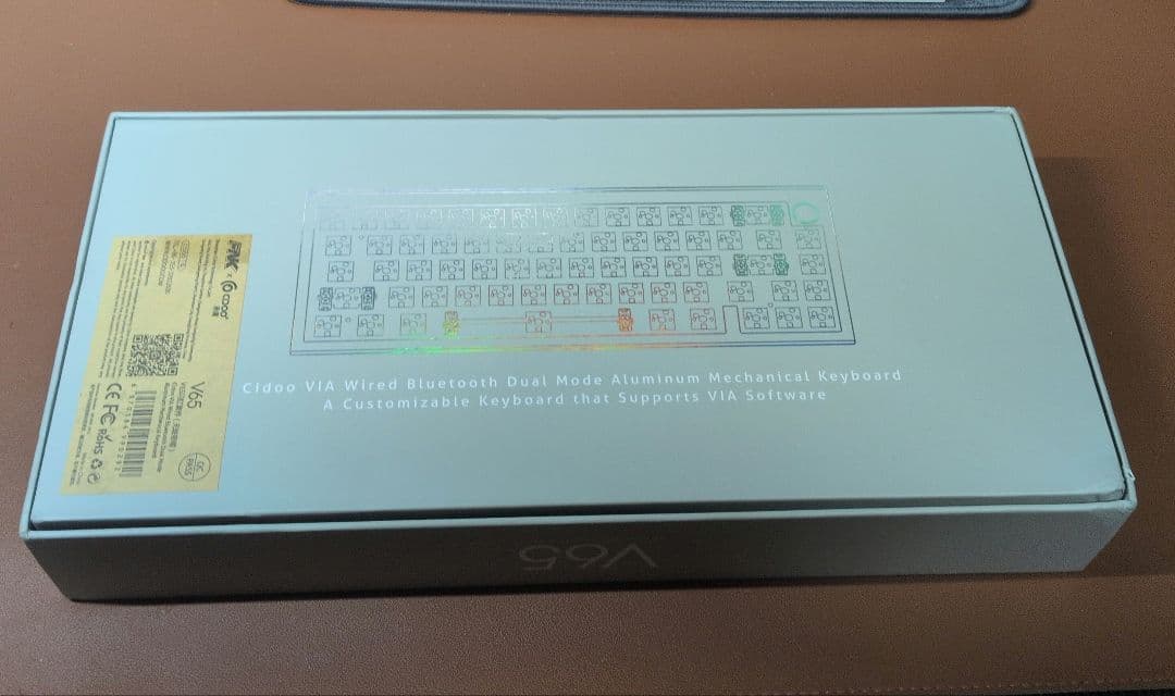 fInalkey cidoo V65 R2 アルミケースキーボード
