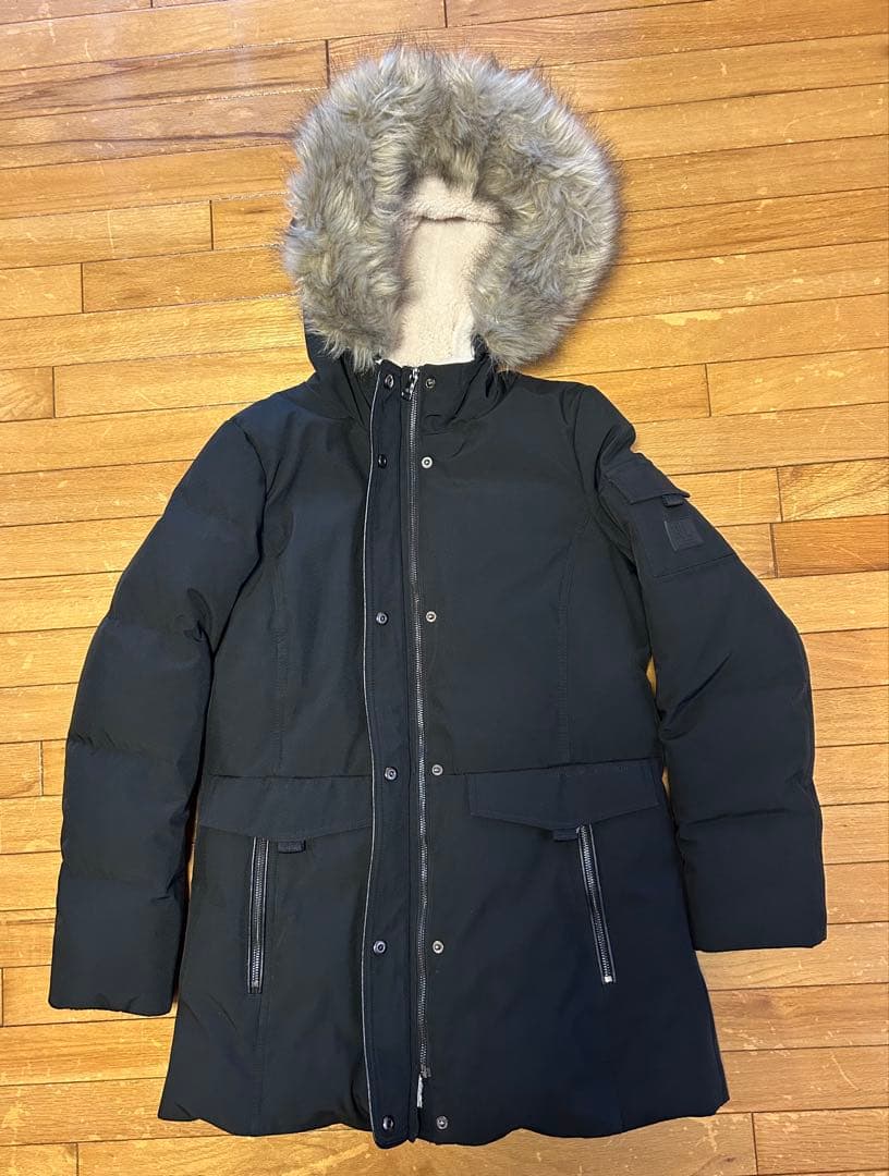 ラルフローレン　ブラックレーベル　ファー付き　ブラックダウン