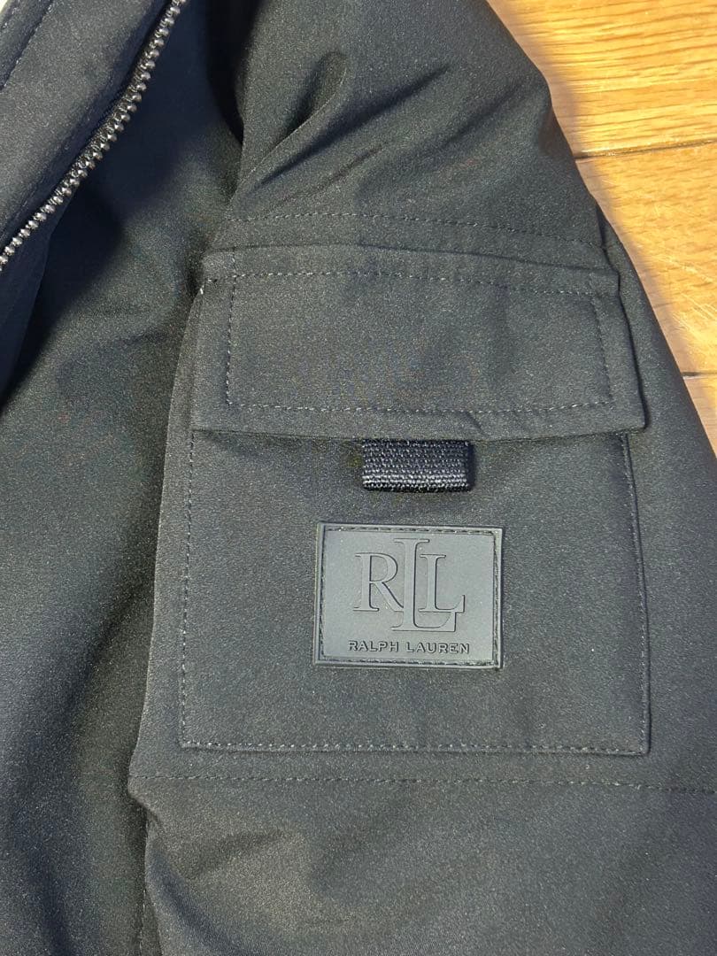 ラルフローレン　ブラックレーベル　ファー付き　ブラックダウン