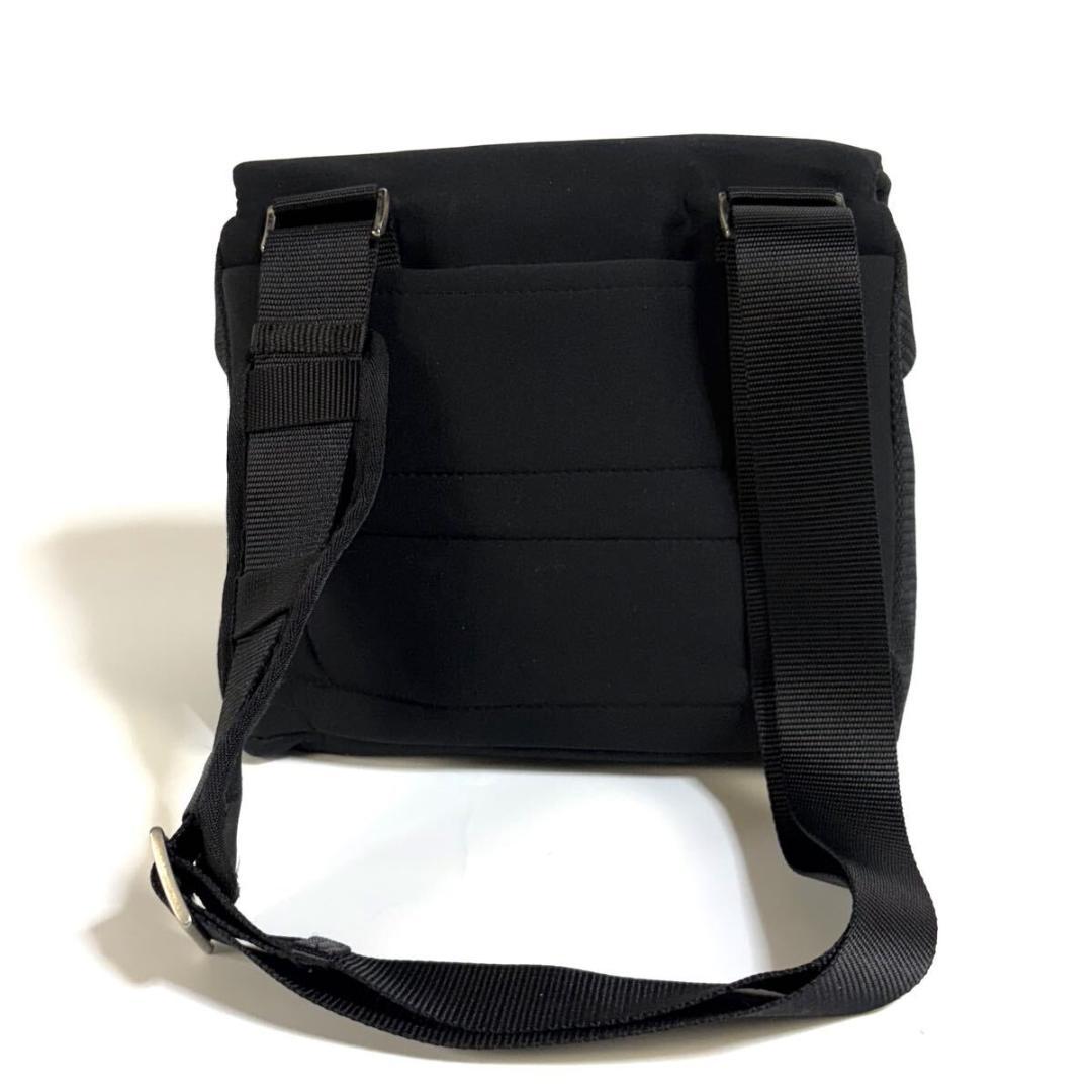 【美品】PRADA ショルダーバッグ ヴィンテージ ブラック レッド イタリア製