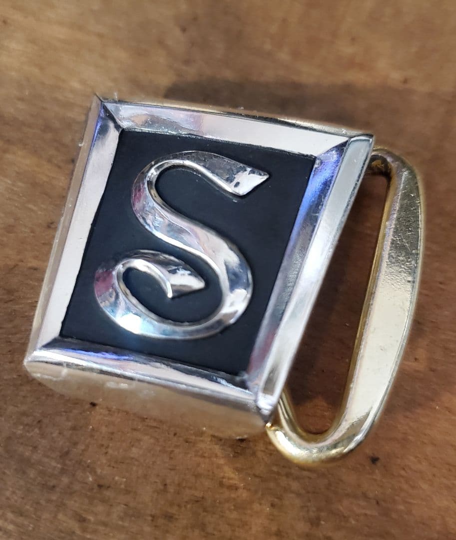 vintage HICKOK製 イニシャルバックルベルトヒコック G&F Co.