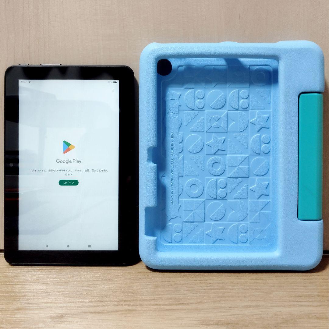 美品 Fire 7 キッズモデル 最新第12世代(2022) 16GB ブルー