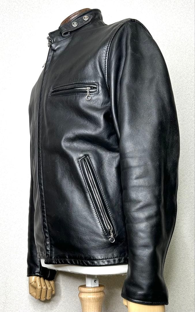 ①schott 641ライナー付【38】 米国製革ジャンninjaハーレーgpz