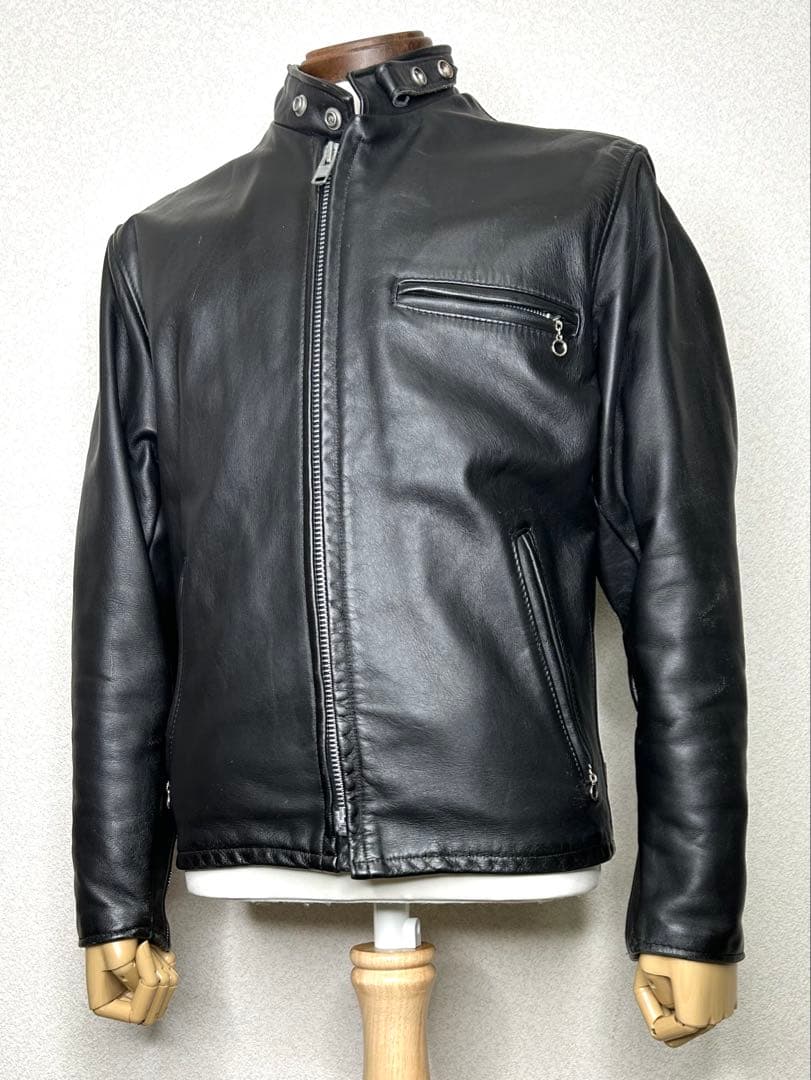 ①schott 641ライナー付【38】 米国製革ジャンninjaハーレーgpz