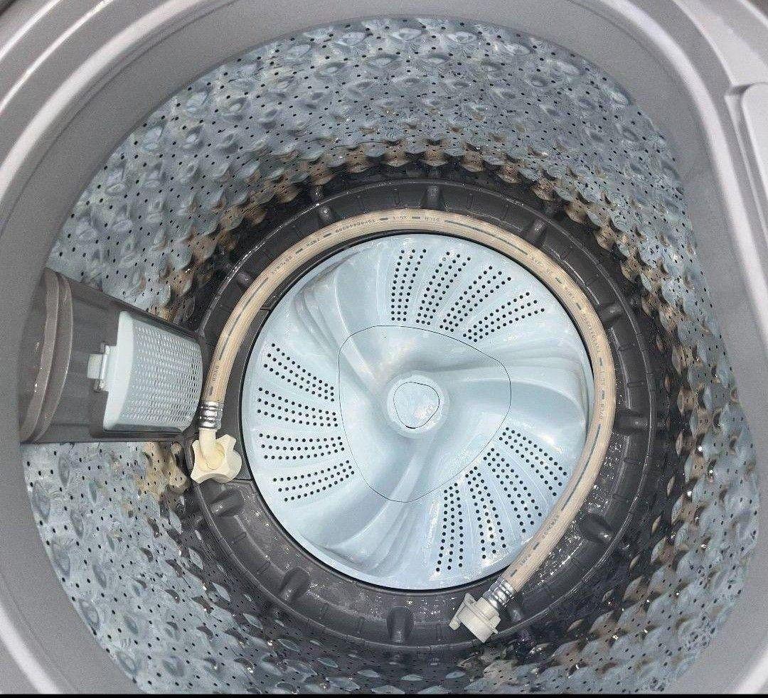 ニトリ洗濯機　6kg　ガラストップ静音設計　風乾燥機能付き　2024年製