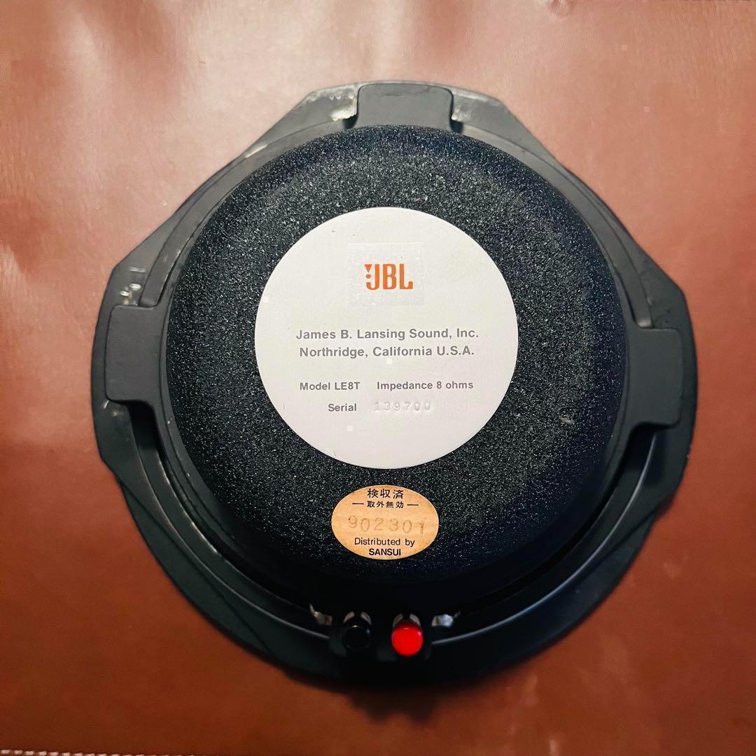 【極美品】サンスイ JBL SP-LE8T 新品エッジ交換済 音出し確認済