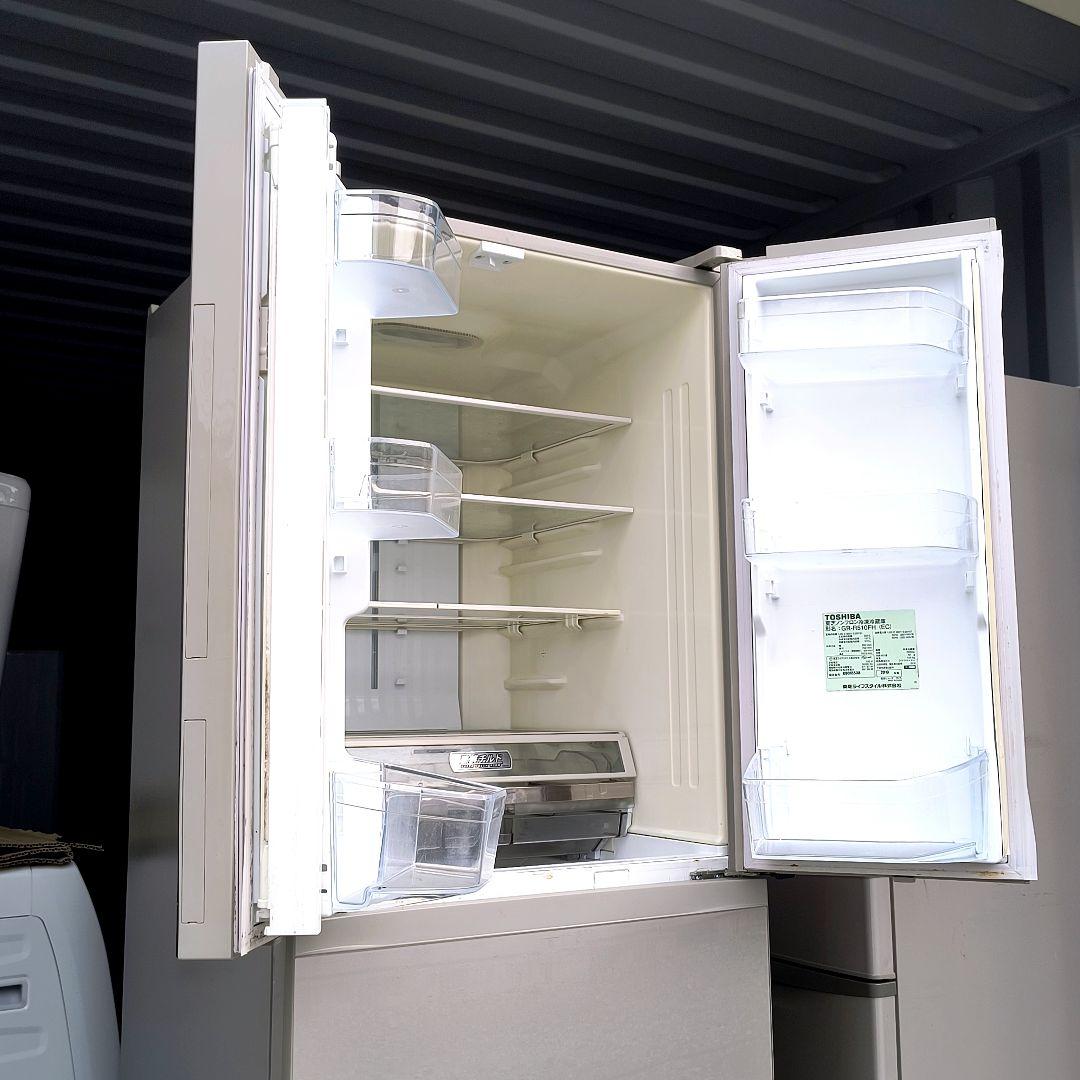 運搬取付無料！サテンゴールド・大容量TOSHIBA純正冷蔵庫！完全動作品・超美品