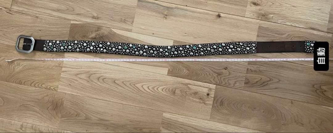 レザー　スタッズ　ベルト