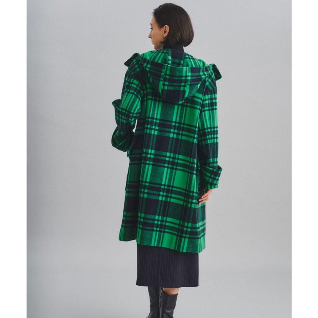 タグ付き未使用品 グレースコンチネンタル　チェックダッフルコート