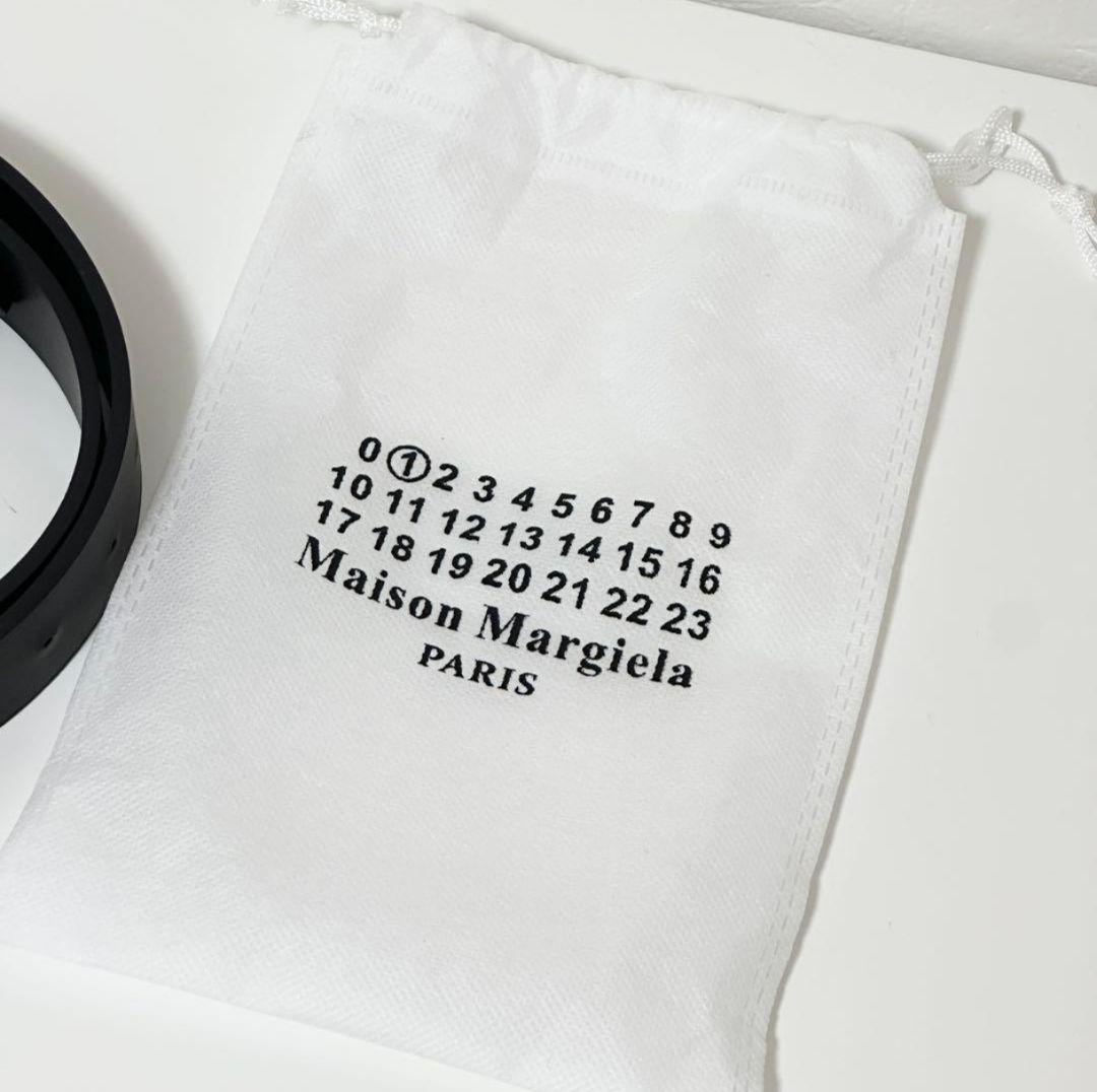 MaisonMargiela メゾンマルジェラ ステッチベルト ブラック 黒色