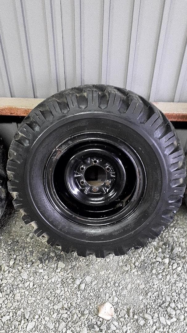 希少　鉄チン　リングホイール　ゲタタイヤ付き　ランドクルーザー70