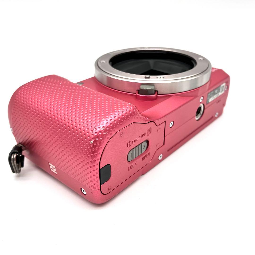 SONY a5000 ILCE-5000 望遠ダブルレンズセット　ピンク