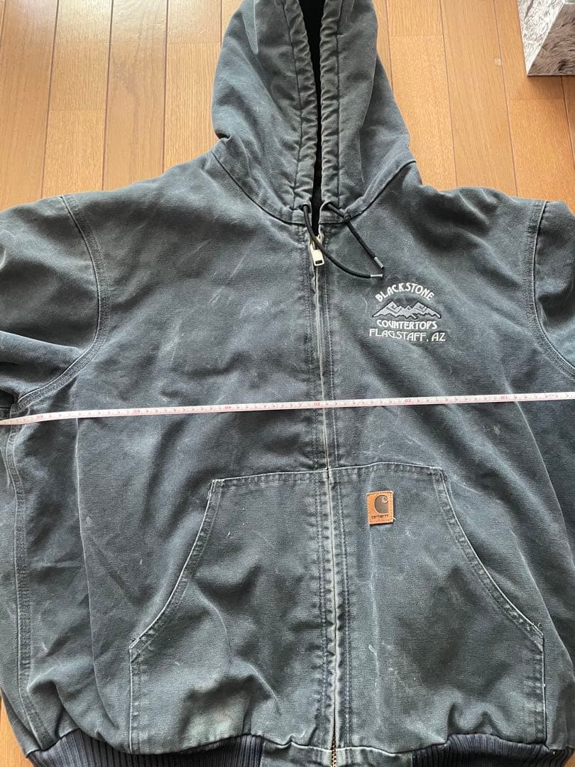 [古着] カーハート　アクティブジャケット　ダックジャケット　ネイビー　黒　紺