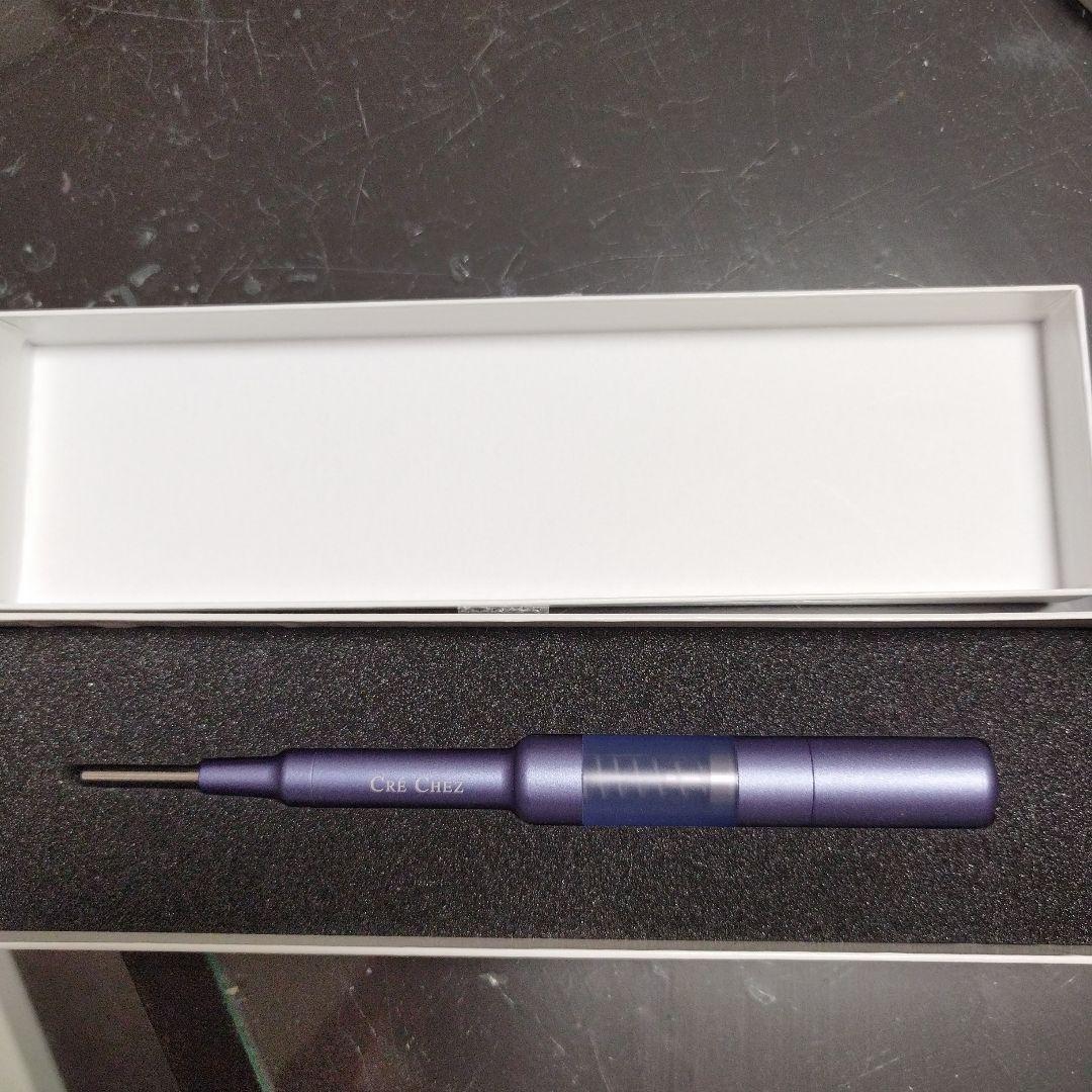 【美品】フェイスポインター Pro CoreFit ブルー　筋膜リリース美顔器