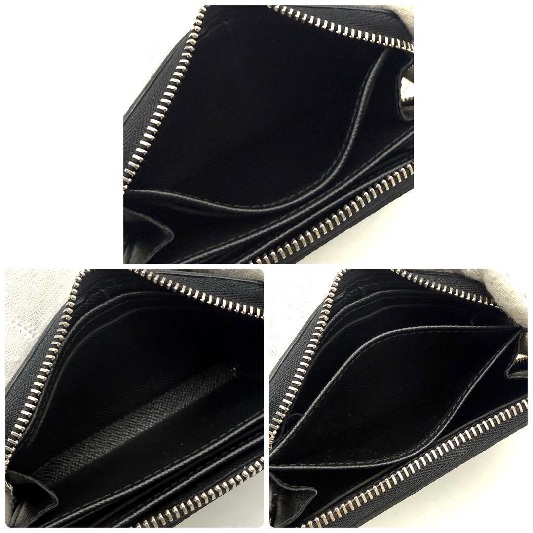 【新品近い】ダミエ グラフィット ジッピーパース 小銭入れ ルイヴィトン