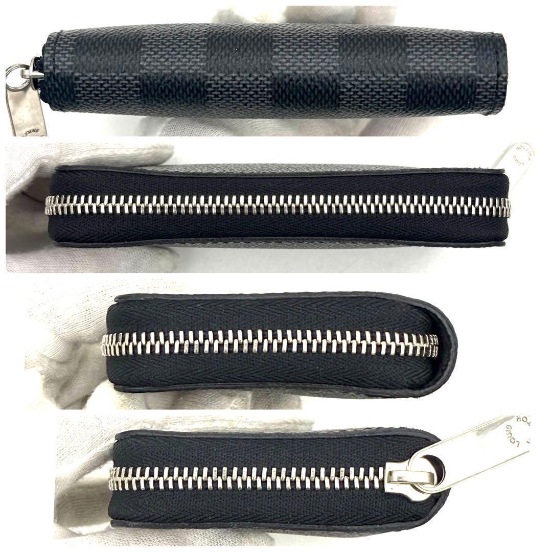 【新品近い】ダミエ グラフィット ジッピーパース 小銭入れ ルイヴィトン