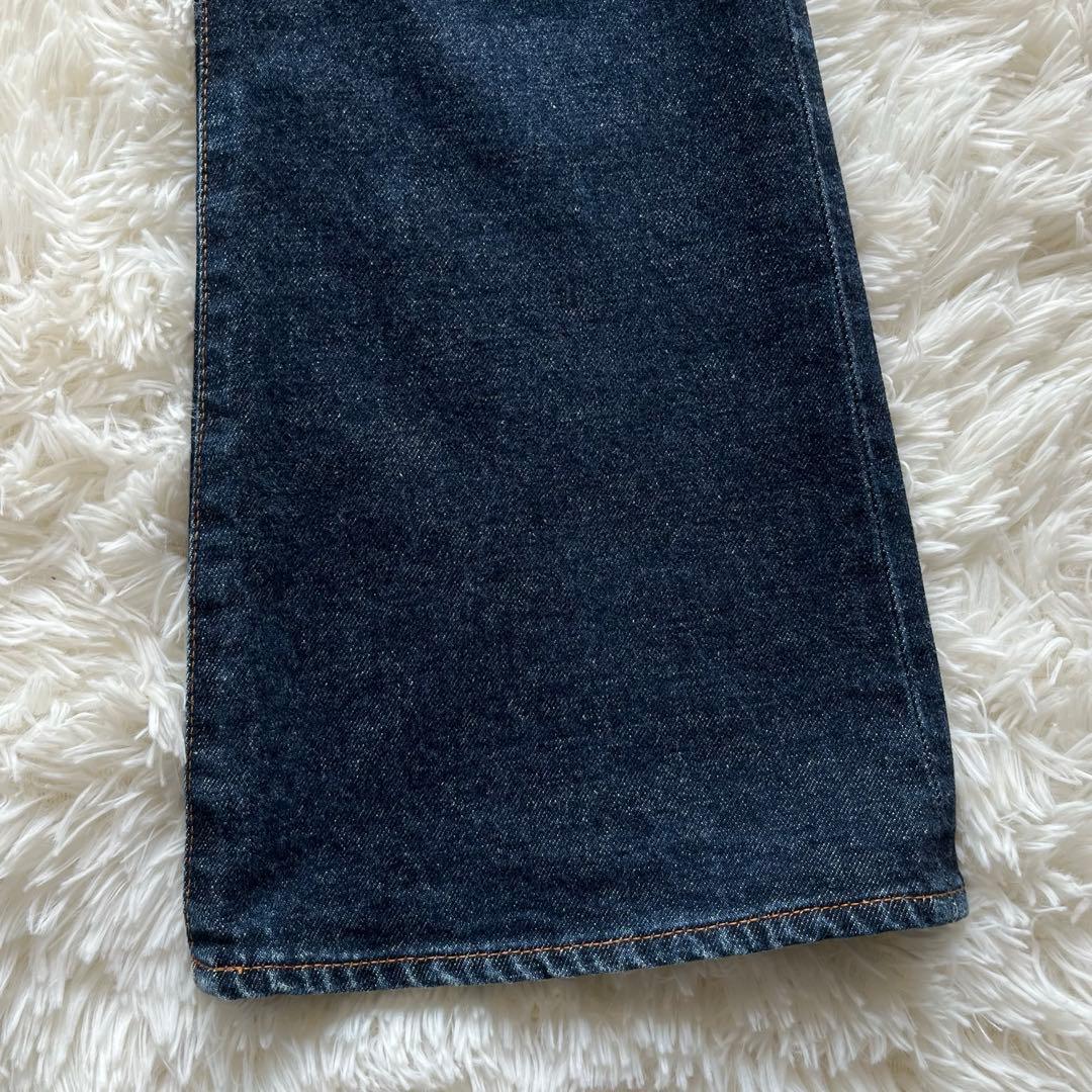 MOUSSY MVS FLARE one wash 革パッチ 25