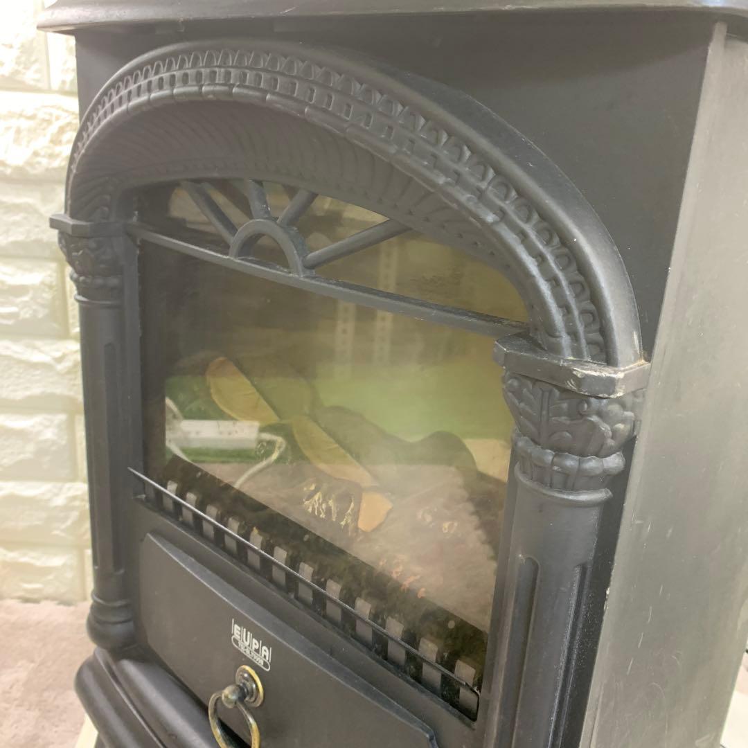 EUPR 暖炉型電気ヒーター ブラック TSI-BLT999B