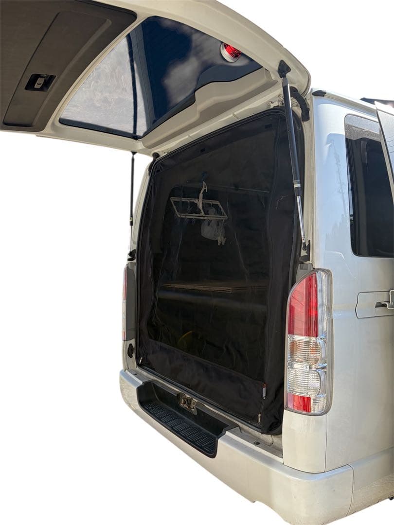 UIvehicle ユーアイビーグル ハイエース 防虫ネット 左右＋リア セット