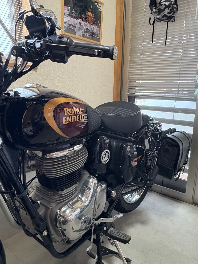 クラシック350ツーリングシート