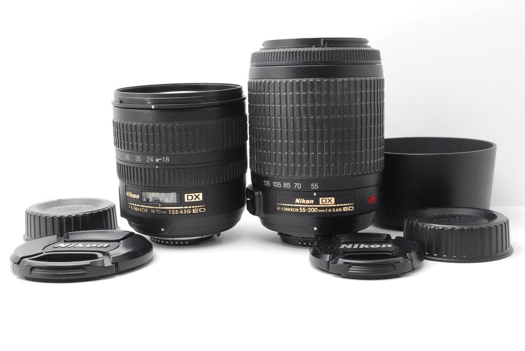 【使用感少美品　ダブルレンズ】Nikon D3200　スマホ転送　フルHD動画