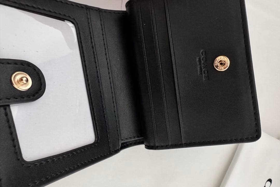 【新品未使用】COACH コーチ折り財布 メンズ レディース 二つ折り財布