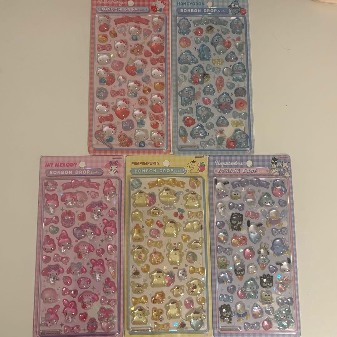国内正規品 サンリオ ボンボンドロップシール 第2弾 セット