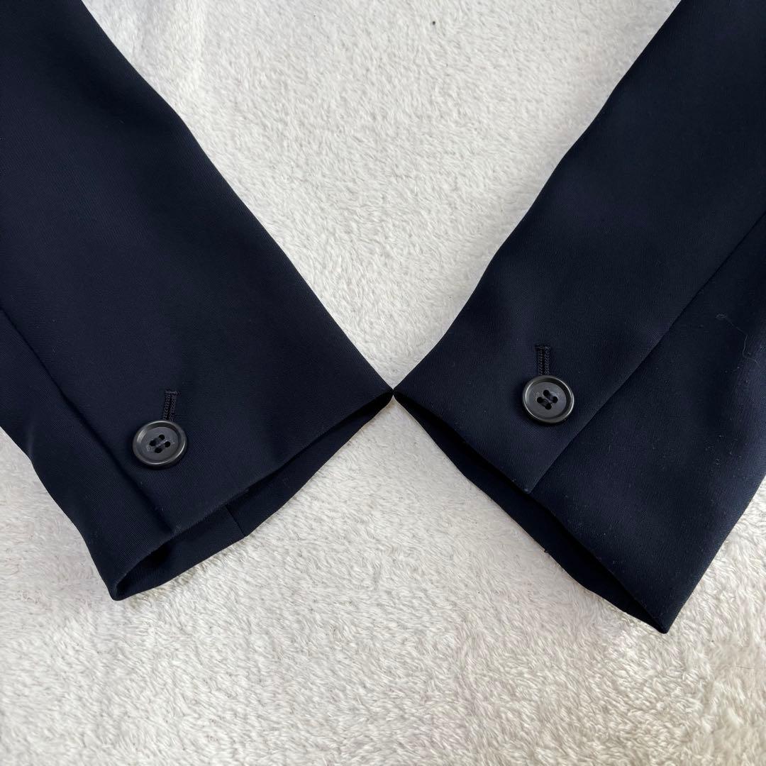 ✨️美品✨️ PLST プラステ スーツ ノーカラー パンツ ネイビー Mサイズ