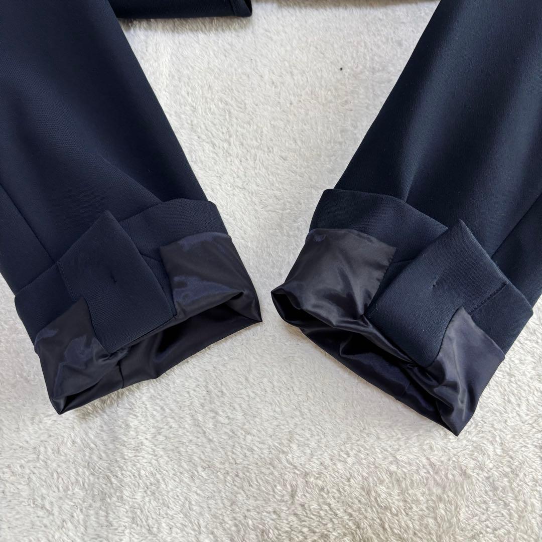 ✨️美品✨️ PLST プラステ スーツ ノーカラー パンツ ネイビー Mサイズ