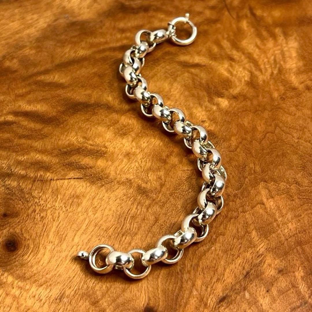 トルコ ヴィンテージ シルバー リンクブレスレット TURKEY 925