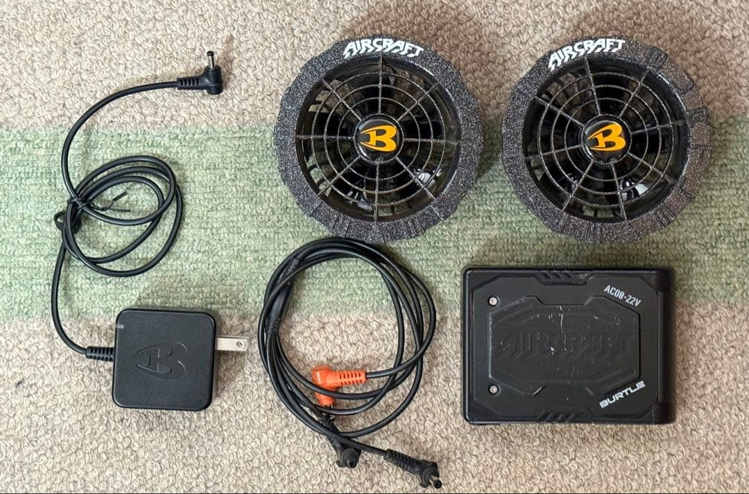 バートル 空調服ファンバッテリーセット 2024年 22V 【中古】
