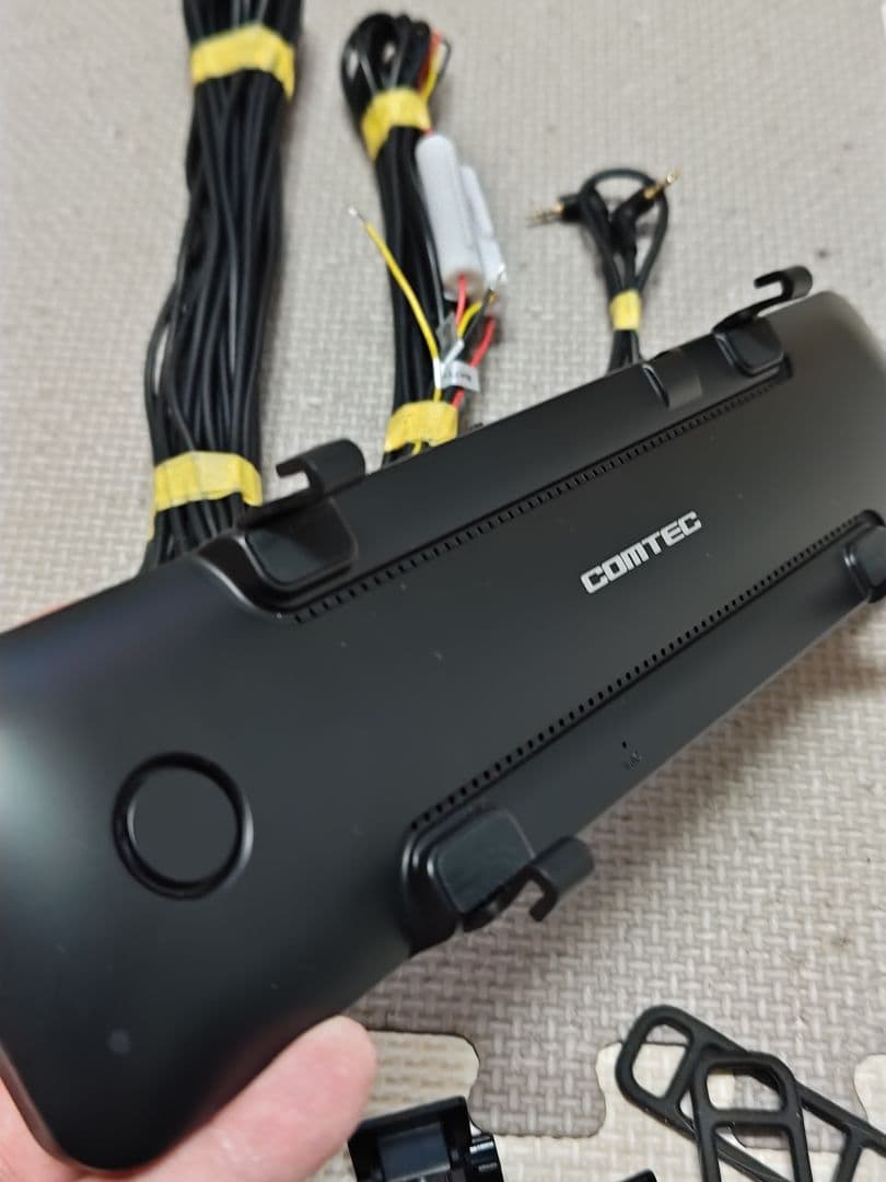 コムテックZDR038前後カメラドライブレコーダー インナーミラータイプ配線付き