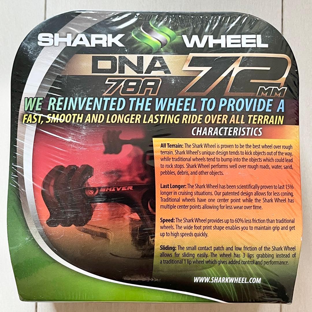 14☆新品 未開封☆ シャークウィール 72mm 78a クリアレッド