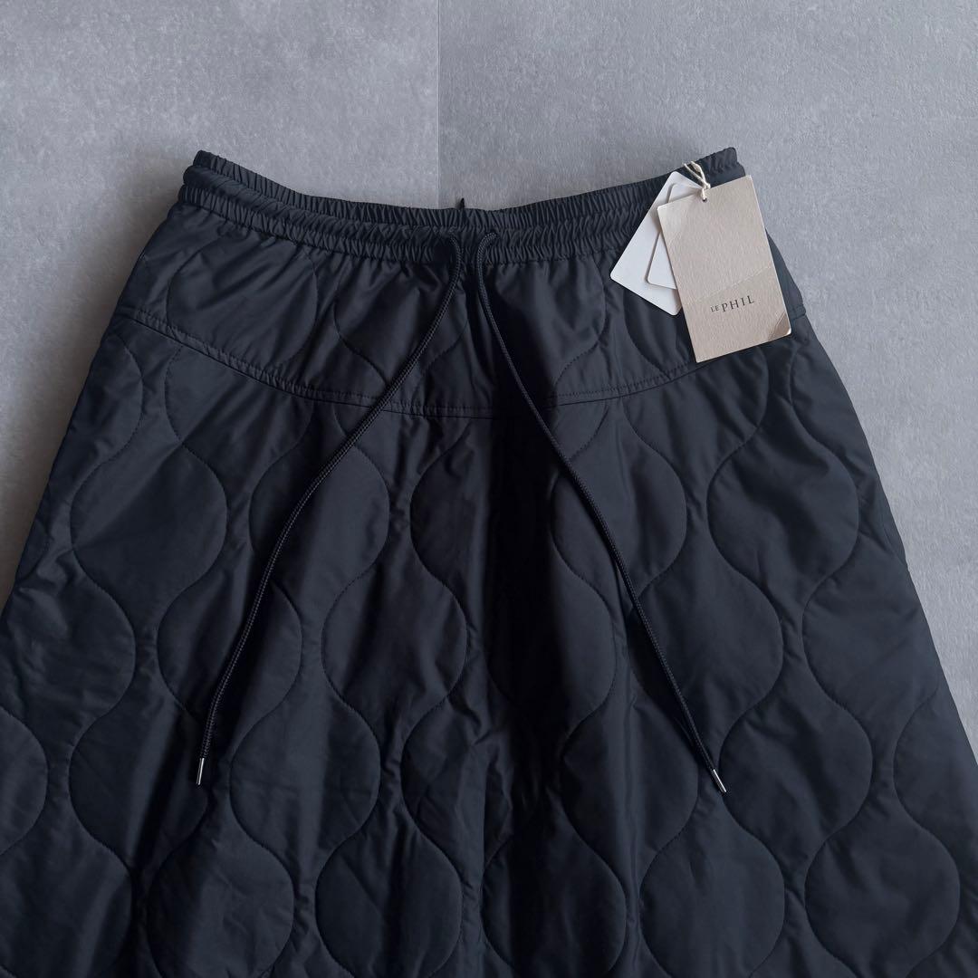 【期間限定お値下げ✨】LE PHIL リモンタ キルティング フレアスカート