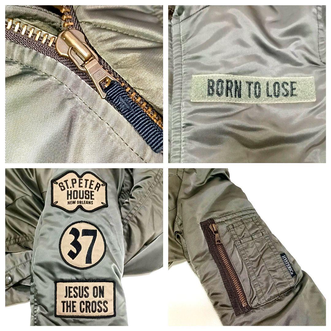 【00s美品】ヒステリックグラマー　N2-B　中綿　モッズコート　カーキ