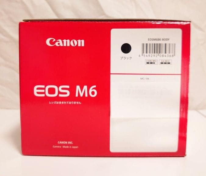 Canon キヤノン ミラーレス一眼 EOS M6 ボディ BK ブラック
