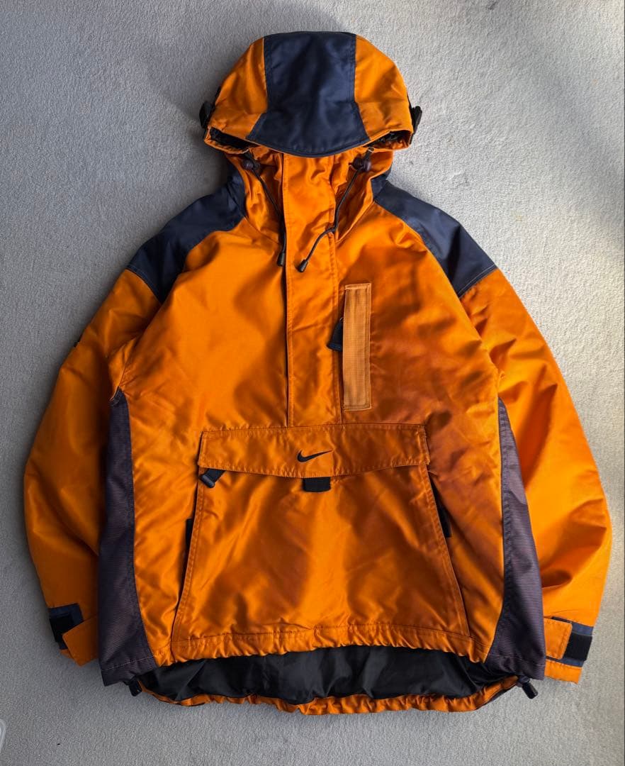 NIKE ACG nylon jacket 90s〜00s オレンジ×ネイビー