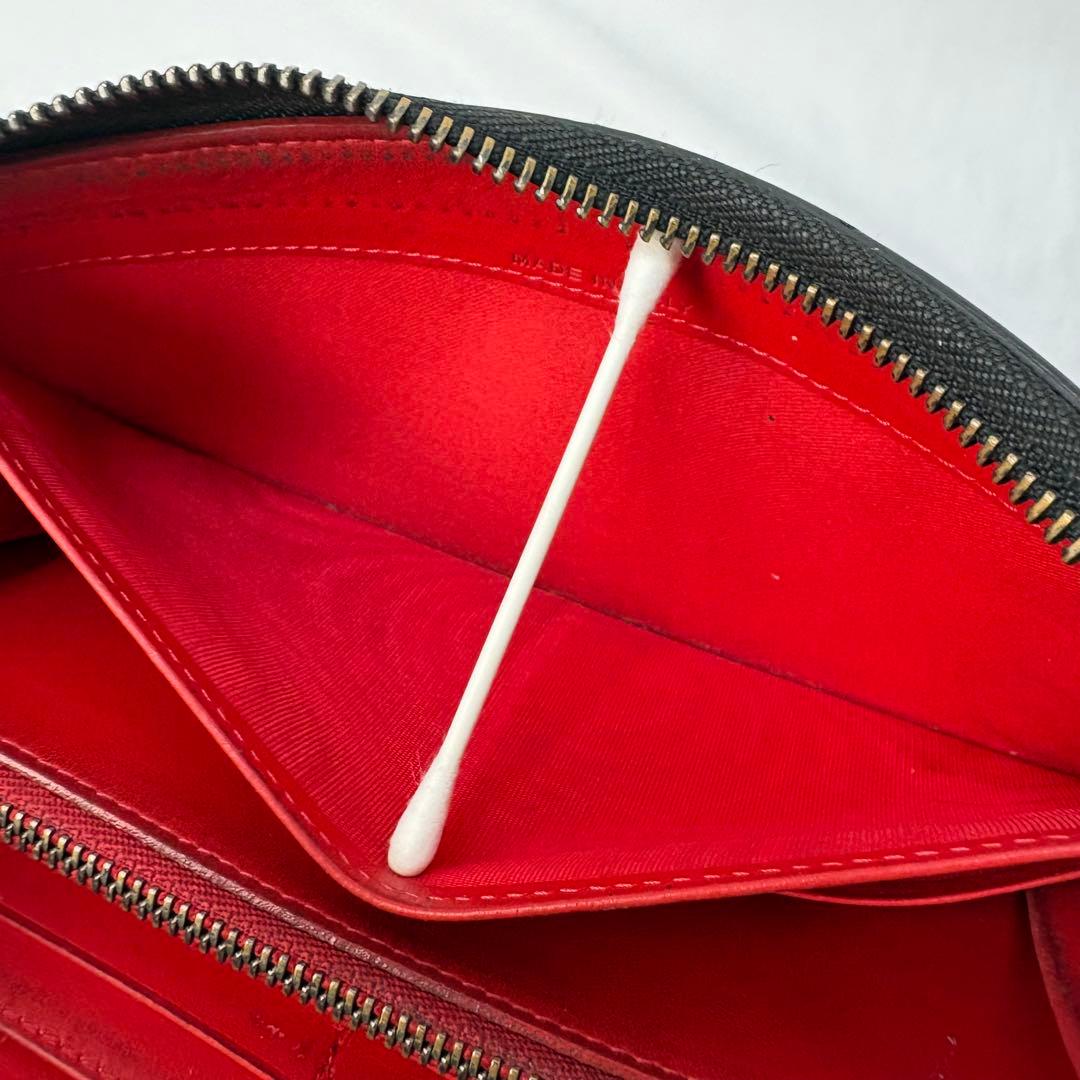 クリスチャンルブタン　長財布　ラウンドファスナー　ブラック