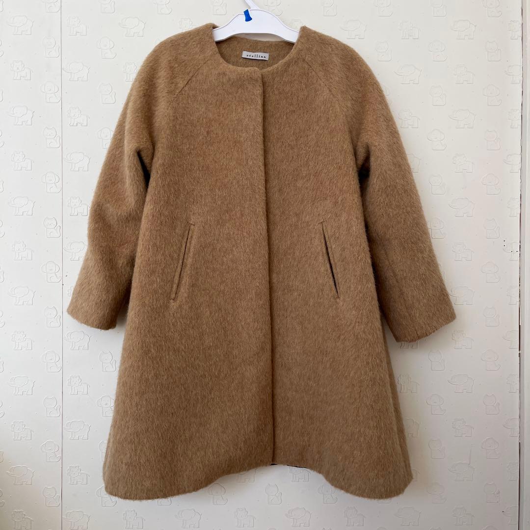 stellina ベージュ ウールコート