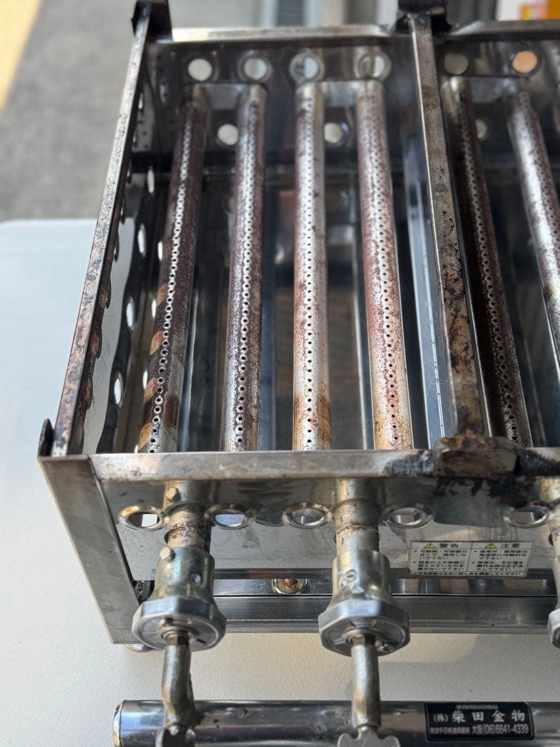 たこ焼き器 業務用　LPガス　銅板　32穴ジャンボ