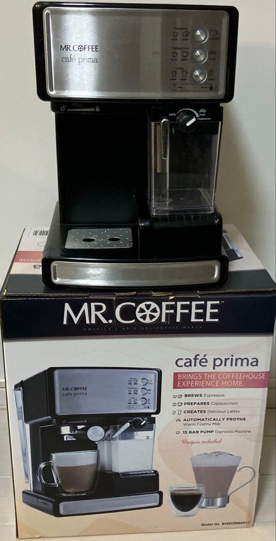 Mr. Coffee Cafe Barista エスプレッソマシン　メーカー