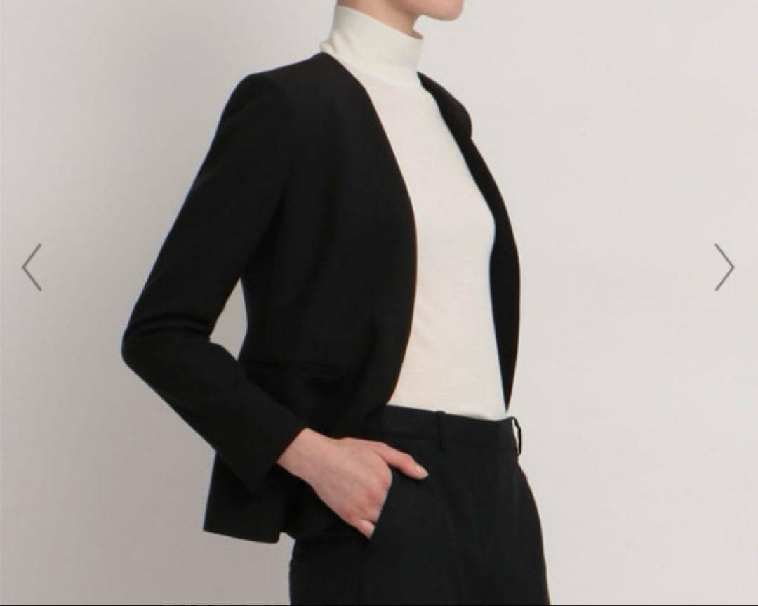 新品・タグ付き　theory セオリー　パンツスーツセットアップ　黒