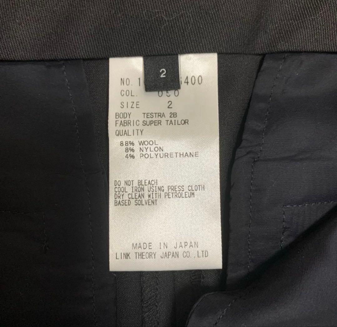 新品・タグ付き　theory セオリー　パンツスーツセットアップ　黒