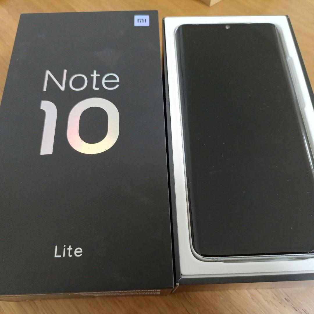 Xiaomi Mi Note 10 Lite ホワイト 本体