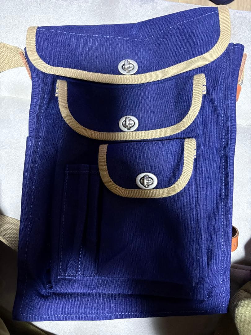 【美品】一澤帆布　地質調査バック　紺色